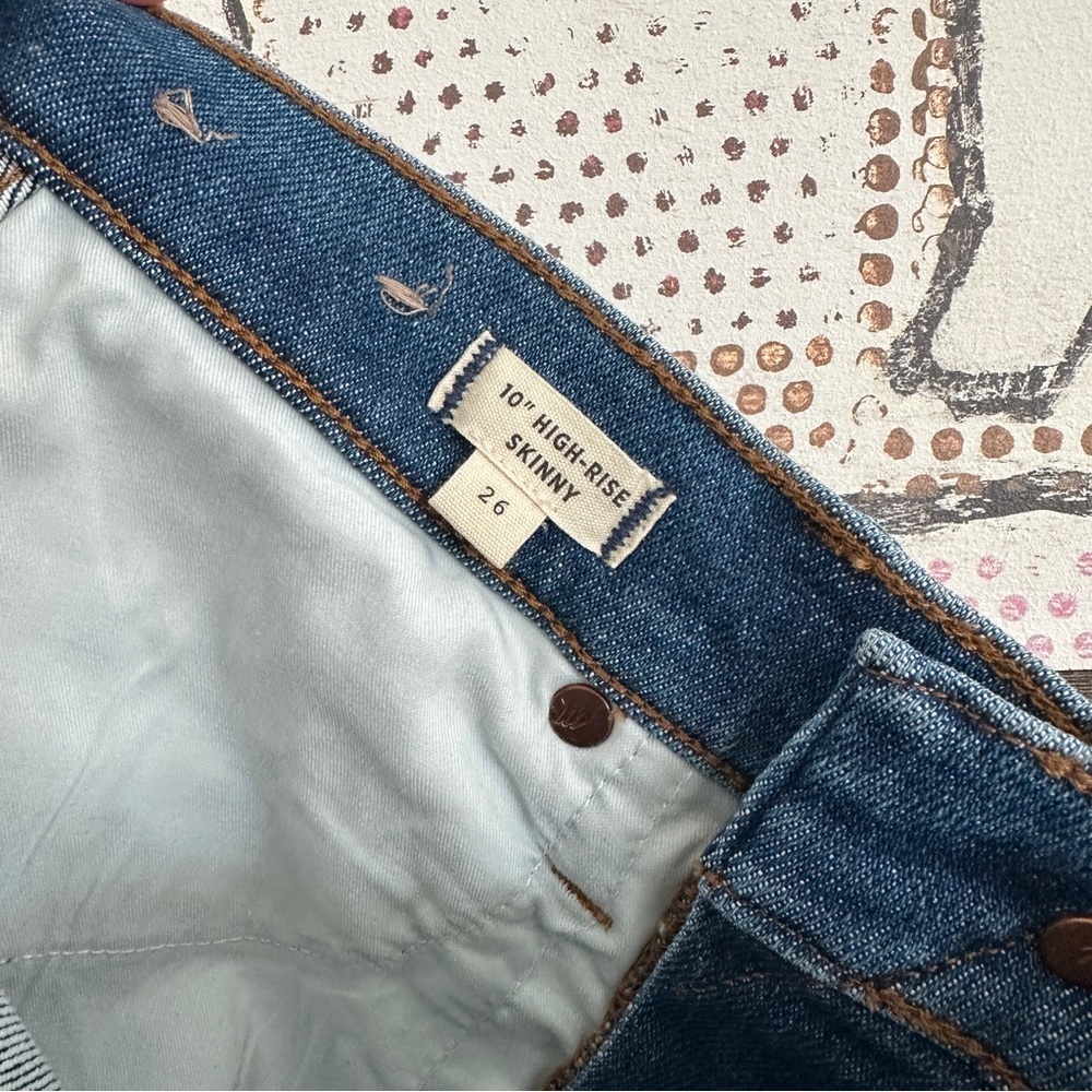 NWT Madewell High-rise Skinny Jeans 26 - Picture 6 of 7